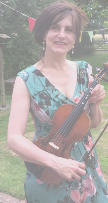 Alex with violin